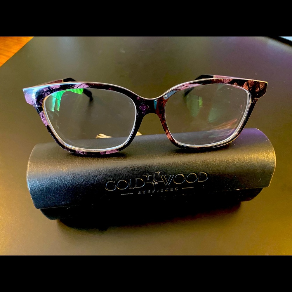 Gold & Wood Nora luxury eyeglasses frames